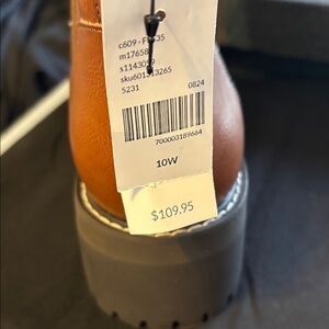 Lane Bryant Tan Ankle Boots.